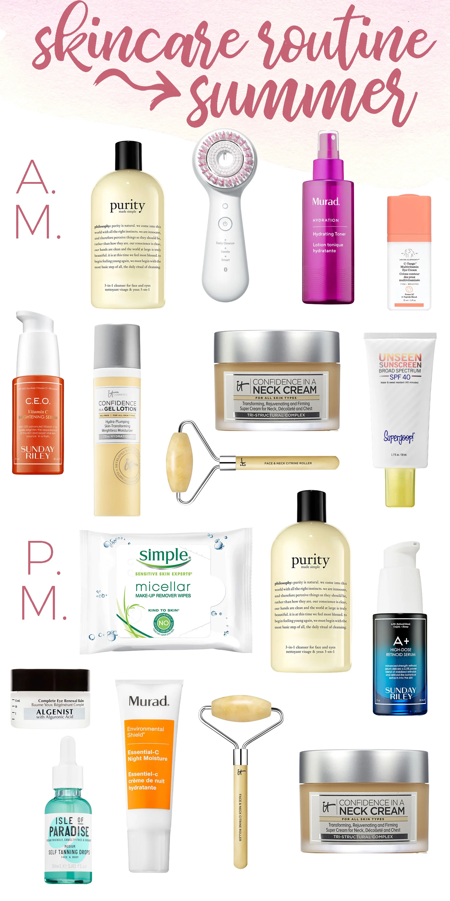 Summer skin 2024 care routine